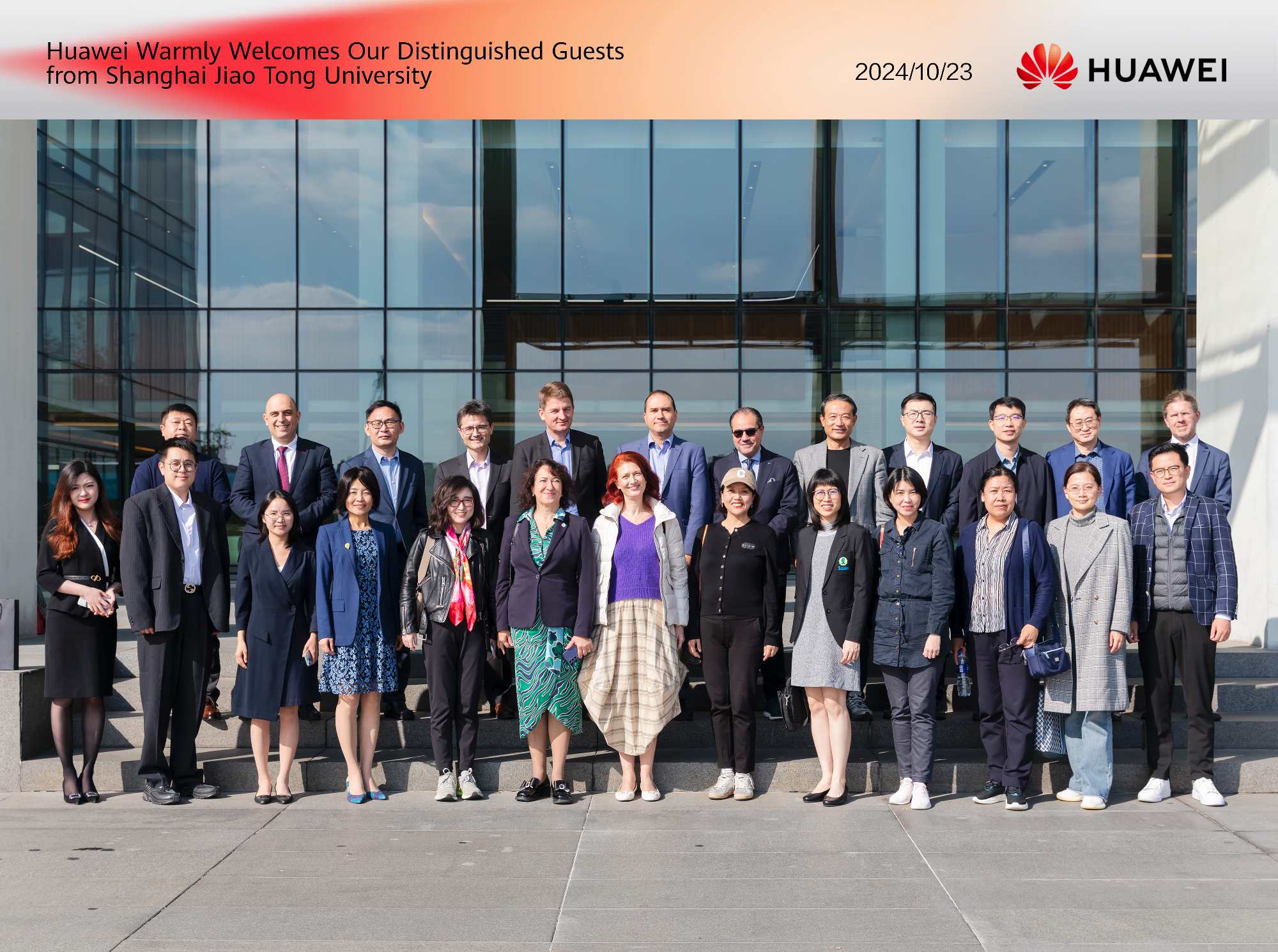 The Delegation of IBSSC 2024 Visited Huawei